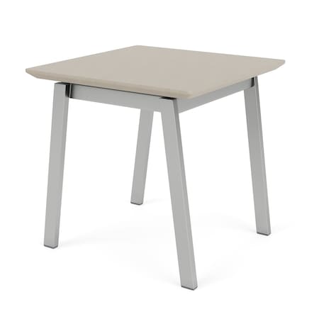 Lesro Newport End Table, 20 in W, 20 in L, 20 in H, Luna Concrete NP0621